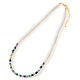 Rainbow Shell Beaded Necklace Versatile Collarbone Jewelry Accessory&nbsp;JY7832-4-1