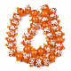 Handmade Bumpy Lampwork Beads Strands&nbsp;LAMP-N021-033-2