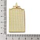 Brass Micro Pave Cubic Zirconia Pendant with Enamel&nbsp;KK-H458-02G-E01-3