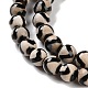 Natural Tibetan Wave Pattern dZi Agate Beads Strands&nbsp;G-B084-A02-02-4