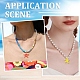 5Pcs Handmade Lampwork Pendants&nbsp;LAMP-YW0001-85-6