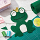 ポリエステルフェルトステッカー  長方形  グリーン  300x40x0.09cm  3 m /ロール&nbsp;DIY-WH0223-18C-7
