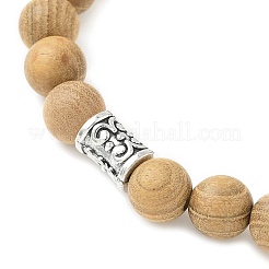 Cross Alloy Charm Bracelets&nbsp;BJEW-JB12357-01