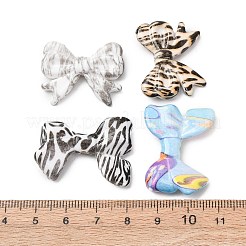 Printed Opaque Acrylic Beads&nbsp;MACR-C042-01