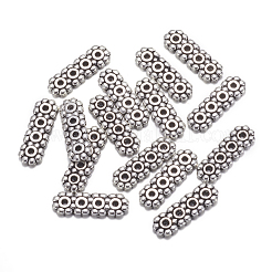 4-Hole Tibetan Style Alloy Spacer Bars&nbsp;A1110Y-NF