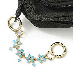 Zinc Alloy Spring Gate Rings Bag Extension Chains&nbsp;AJEW-BA00142-03