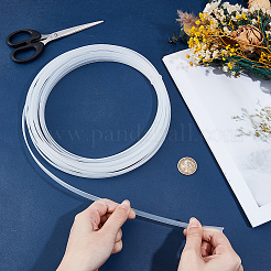 10M Translucent PVC Wedding Dress Shaping Fishbone&nbsp;DIY-GF0014-12C