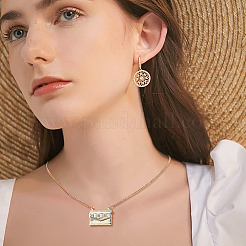 6Pcs Brass Locket Pendants&nbsp;KK-BBC0015-55