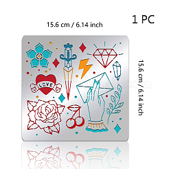 Stainless Steel Cutting Dies Stencils&nbsp;DIY-WH0279-130
