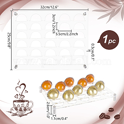30 Grids Transparent Acrylic Coffee Capsule Holder&nbsp;ODIS-WH0329-72