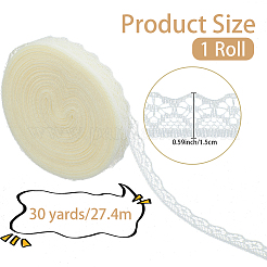 1 Roll Polyester Flower Lace Ribbon&nbsp;OCOR-CY0002-90