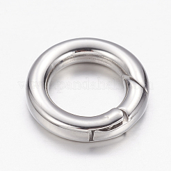 Tarnish Resistant 304 Stainless Steel Spring Gate Rings&nbsp;STAS-G134-13P-15mm