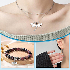 合金のチベット風チャーム  トンボ  ミックスカラー  16~28.5x15~36x2~3mm  穴：1.6~2mm  148個/セット&nbsp;FIND-ME0001-24