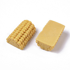 不透明樹脂デコデンカボション  トウモロコシ  模造食品  ゴールデンロッド  29x19x12mm&nbsp;CRES-N026-04