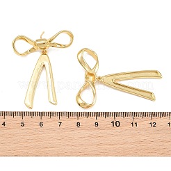 Brass Stud Dangle Earrings&nbsp;KK-CBA8324-04G