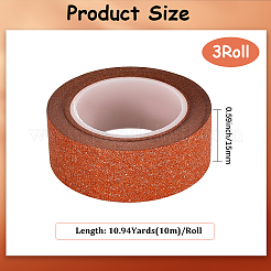 3 Rolls DIY Scrapbook Decorative Paper Tapes&nbsp;TAPE-GF0001-01F