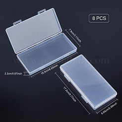 Transparent Plastic Bead Containers&nbsp;CON-FH0001-18