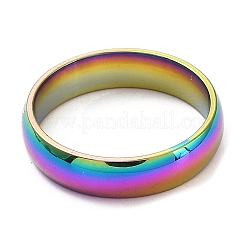 イオンプレーティング（IP）304ステンレススチールフラットプレーンバンドリング  虹色  サイズ12  内径：22mm  5mm&nbsp;STAS-I160-B-22mm-M