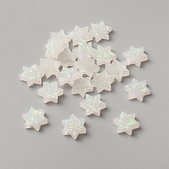 Resin Imitation Opal Charm&nbsp;LS-RESI-WH0022-54B