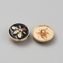 1-Hole Alloy Enamel Buttons&nbsp;BUTT-WH01100-02G