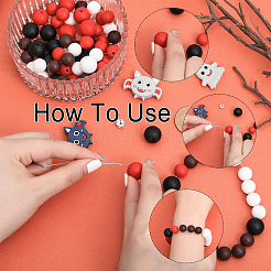 DIY Beads Jewelry Making Finding Kit for Halloween&nbsp;DIY-CA0005-53
