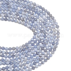 Natural Blue Lace Agate Beads Strands&nbsp;G-C280-B07-8mm