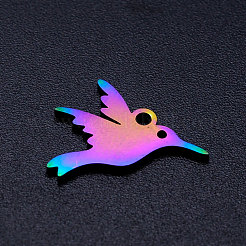 Ion Plating(IP) 304 Stainless Steel Charms&nbsp;STAS-Q201-JN219