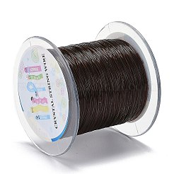 韓国製弾性水晶の線  ココナッツブラウン  0.6mm  約174.97ヤード（160m）/ロール&nbsp;EW-N004-0.6mm-02