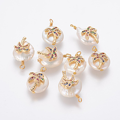 Natural Cultured Freshwater Pearl Pendants&nbsp;PEAR-F014-01G