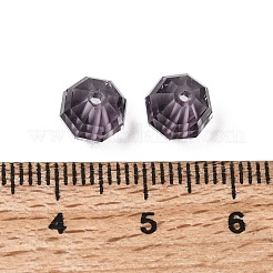 K9ガラス  模造オーストリアクリスタルビーズ  グレードAAA  多面カット  ラウンド  紫色のメディア  8mm  穴：0.9~1mm&nbsp;SWAR-F079-8mm-26.1