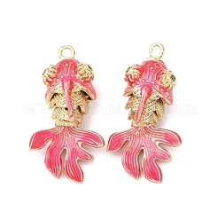 Brass Micro Pave Cubic Zirconia Pendants&nbsp;KK-D019-30G