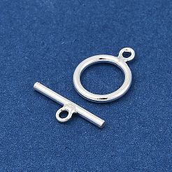 スターリングシルバーリングマンテル5個セット  銀  925mm  穴：11x8.5mm&nbsp;STER-BBC0002-18