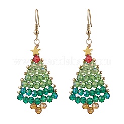304 Stainless Steel Dangle Stud Earrings for Women&nbsp;EJEW-JE06225