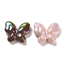 UV Plating Opaque Rainbow Iridescent Acrylic Beads&nbsp;SACR-R001-13A