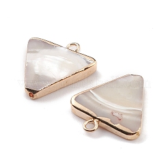 Natural Trochid Shell/Trochus Shell Pendants&nbsp;LS-BSHE-E028-12KCG