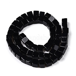 Natural Black Agate(Dyed & Heated) Beads Strands&nbsp;G-T139-6x6-35B
