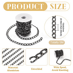5M Oxidation Aluminum Cuban Link Chains&nbsp;CHA-TA0001-31