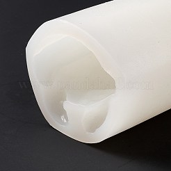 DIY 3D モンスターキャンドル 食品グレード シリコン像型  肖像彫刻用香り付きキャンドル作り  ホワイト  82x117mm  内径：66x69mm&nbsp;DIY-C058-01B