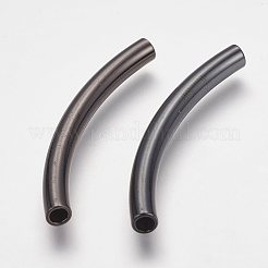 Handmade Polished 304 Stainless Steel Tube Beads&nbsp;STAS-R068-03B