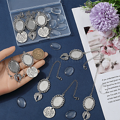 Wing & Flat Round Alloy & Brass Doctoral Cap Graduation Hanging Pendants&nbsp;HJEW-SP00002