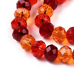 Transparent Glass Beads Strands&nbsp;X-GLAA-T023-08D
