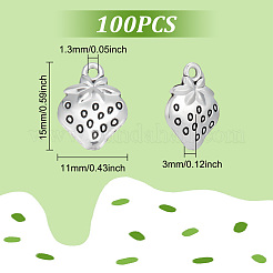 100Pcs Tibetan Style Alloy Pendants&nbsp;TIBE-UN0001-14