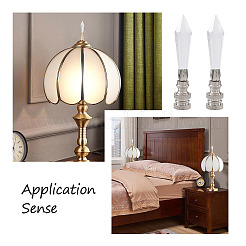 4Pcs Glass Lampshade Decorations&nbsp;AJEW-SW0001-03P