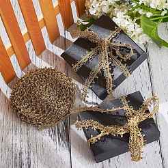 Lace Trim Nylon Ribbon&nbsp;SRIB-WH0007-01