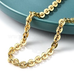 Brass Boston Link Chain Necklaces for Women Men&nbsp;NJEW-F337-08G