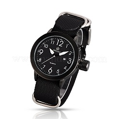 ステンレス鋼の軍用時計  クオーツ時計  ブラック  300x22mm  ウォッチヘッド：45x51.5x12mm&nbsp;WACH-A002-22