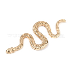 合金ジュエリーアクセサリー  ヘビ  ゴールドカラー  26.5x32.5x4mm&nbsp;LS-PALLOY-R156-02G