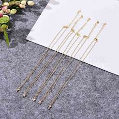 Brass Micro Pave Clear Cubic Zirconia Pendant Necklaces&nbsp;NJEW-JN03400
