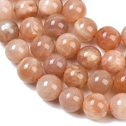 Natural Sunstone Beads Strands&nbsp;G-G342-A02-8mm