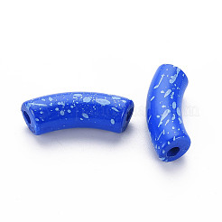 Opaque Spray Painted Acrylic Beads&nbsp;MACR-S372-001F-B02
